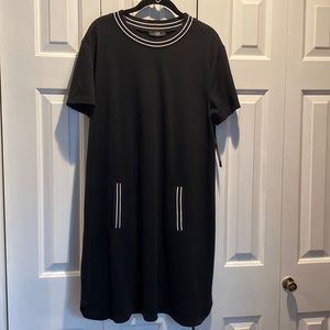 AGB Black and White Dress